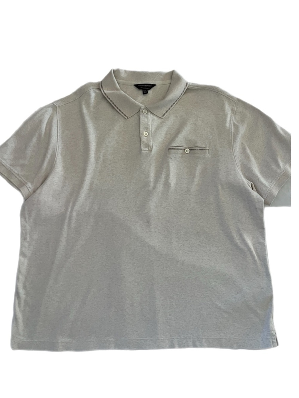 Banana Republic Men's Polo Shirt - Light Taupe